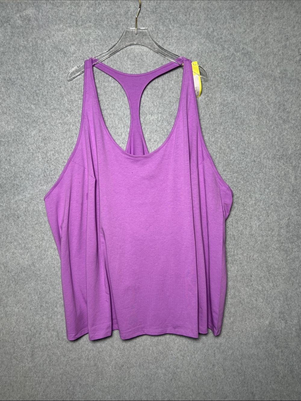 All in Motion Womens 4X Purple Racerback Tank Top Plus Size Workout Active NWT
